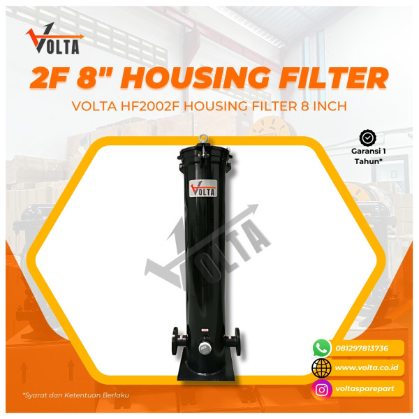 VOLTA HF2002F HOUSING FILTER 2-STAGE 8 INCH